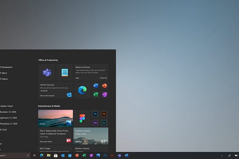 New Start Menu